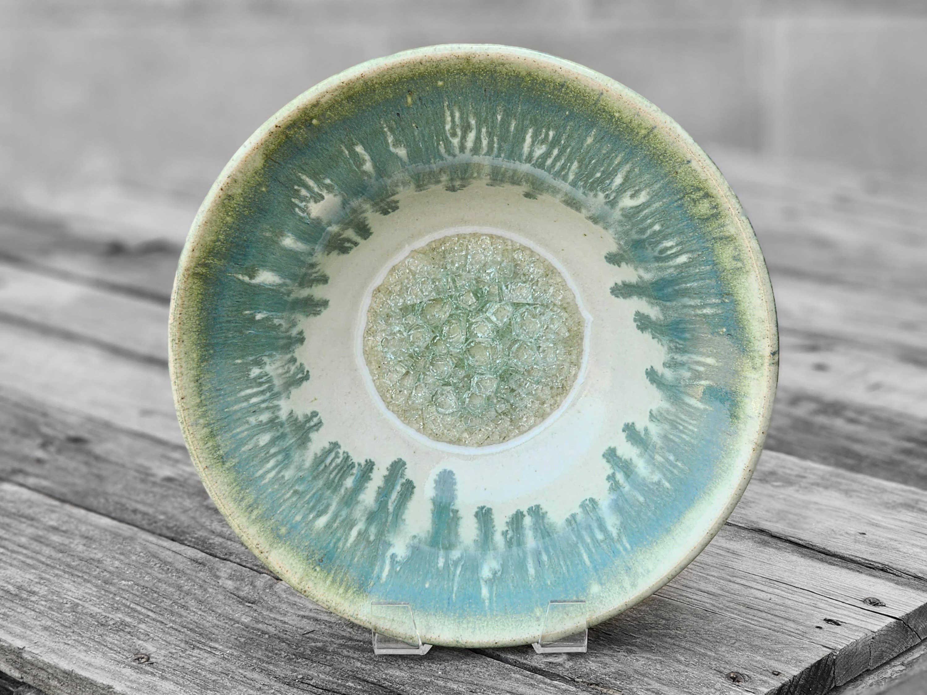 Dock 6 Pottery - Wholesale Decorative Plate/Dish/Bowl - Flared Rim Bowl -Made to Order- Fused Glass Ceramic Pottery5