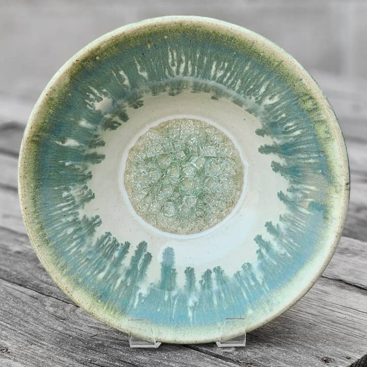 Dock 6 Pottery - Wholesale Decorative Plate/Dish/Bowl - Flared Rim Bowl -Made to Order- Fused Glass Ceramic Pottery5