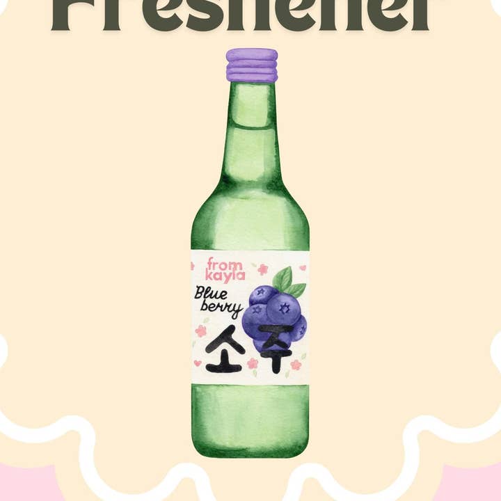 Blueberry Soju Air Freshener (Pre-Order) for wholesale by From Kayla