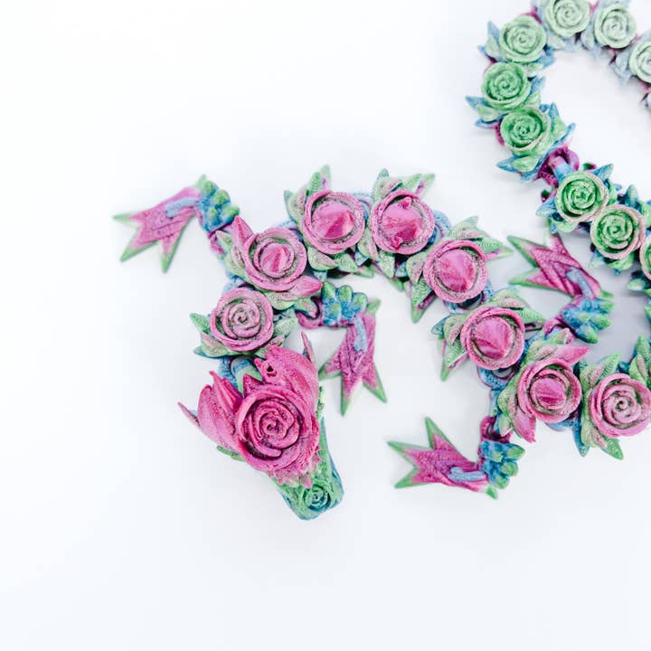 Ruby’s dragons - Venta al por mayor Figura decorativa - Dragones medianos impresos en 3D sin alas – Colores surtidos18