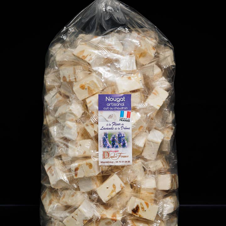 Bulk Bag 2 kg Soft Lavender Nougat for wholesale by Doulce France