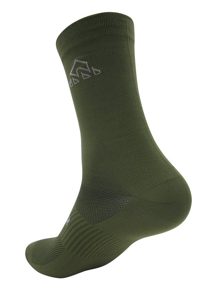 Unisex Olive Green Cycling Socks for wholesale on Faire2