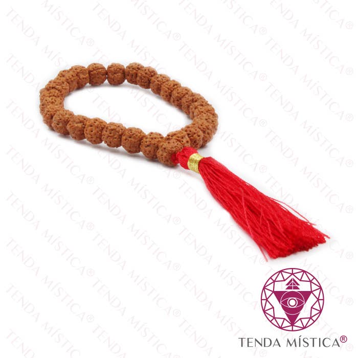 Tenda Mística - Vente Collier de prière en perles - Bracelet Mala Rudraksha 8mm0