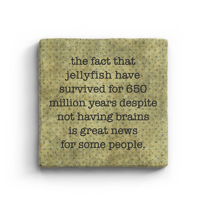 Jellyfish - Marble Coaster for wholesale by Paisley & Parsley