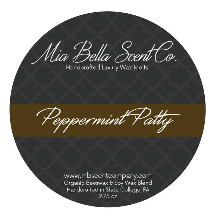 Pfefferminze Patty Wachs Schmelze für den Großhandel von Mia Bella Scent Company