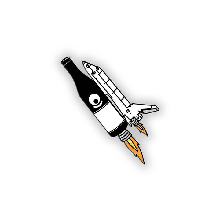 Mover & Shaker - Wholesale Lapel Pin/Button - Fueled By Fernet Pin