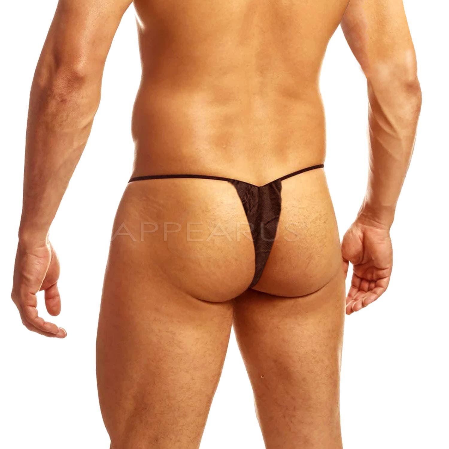 Appearus Products Corp. - Venta al por mayor Ropa interior - Hombre - Tangas desechables negros para hombre4