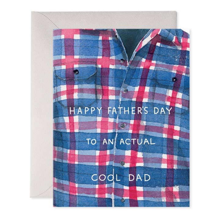 Plaid Dad Father's Day Card – Cool Dad for wholesale by E. Frances Paper