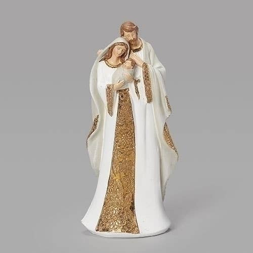 Holy Family Figure — White & Gold Pattern for wholesale by Roman
