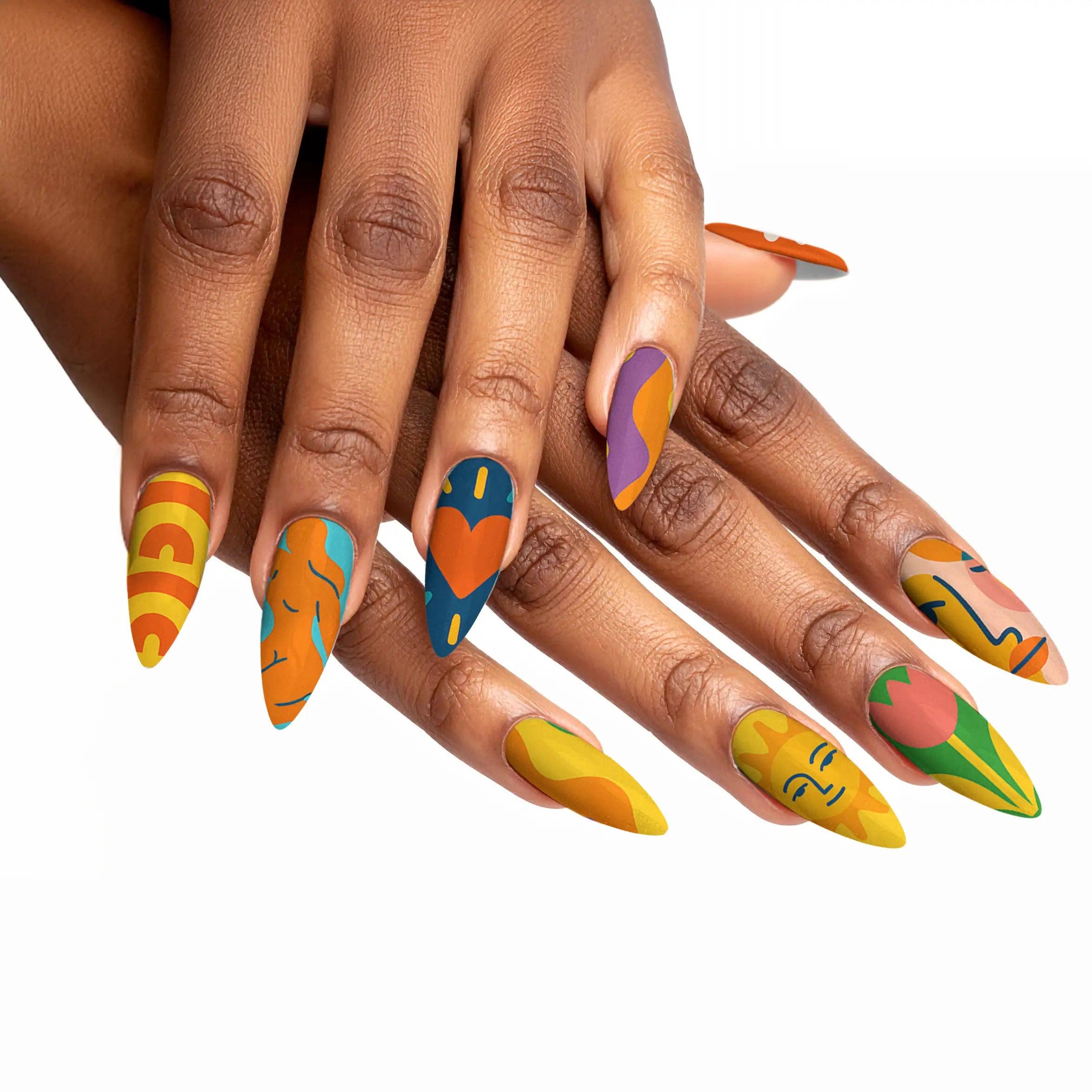 FYNE BODY - Wholesale Press-on/fake nails - Splat-tastic Canvas Creativity Press-On Nails52