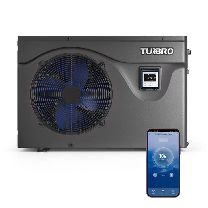 Beluga Inverter Swimming Pool Heat Pump, 50K/75K BTU for wholesale by TURBRO