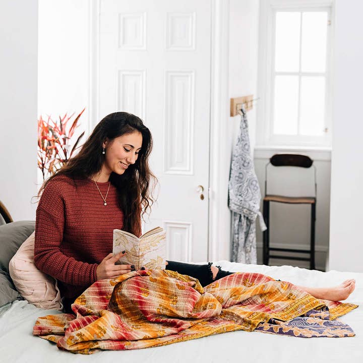 Ten Thousand Villages - Vente Plaids - Jeté sacré de Sari6