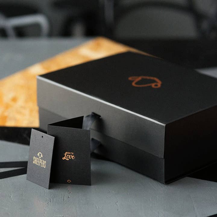 Black And Copper Gift Box for wholesale by Sheepers