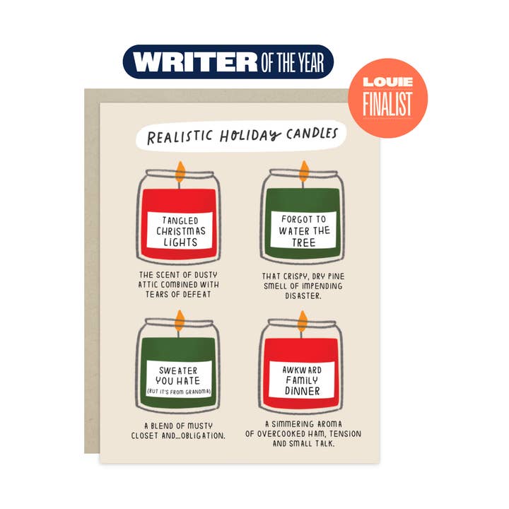 Barone and Co. - Wholesale Season's Greetings Card - Holiday Candles0