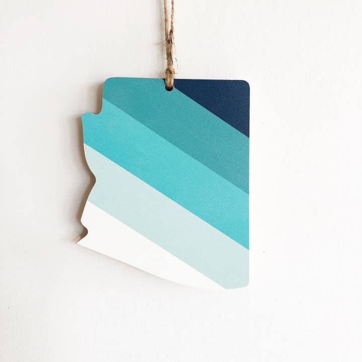 Hemlock & Heather - Wholesale Ornament - Comal Stripes State Ornaments49