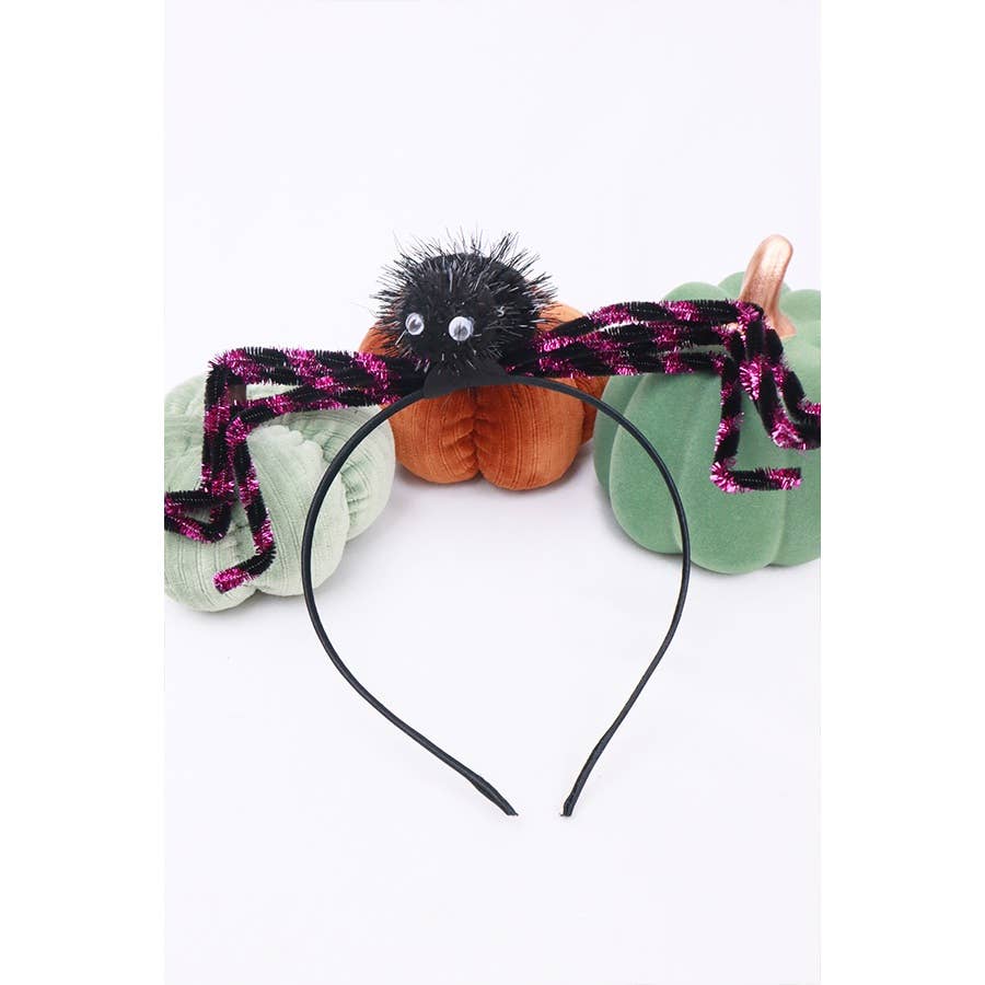 MIX COLOR Halloween Theme Spider Headband for wholesale on Faire2