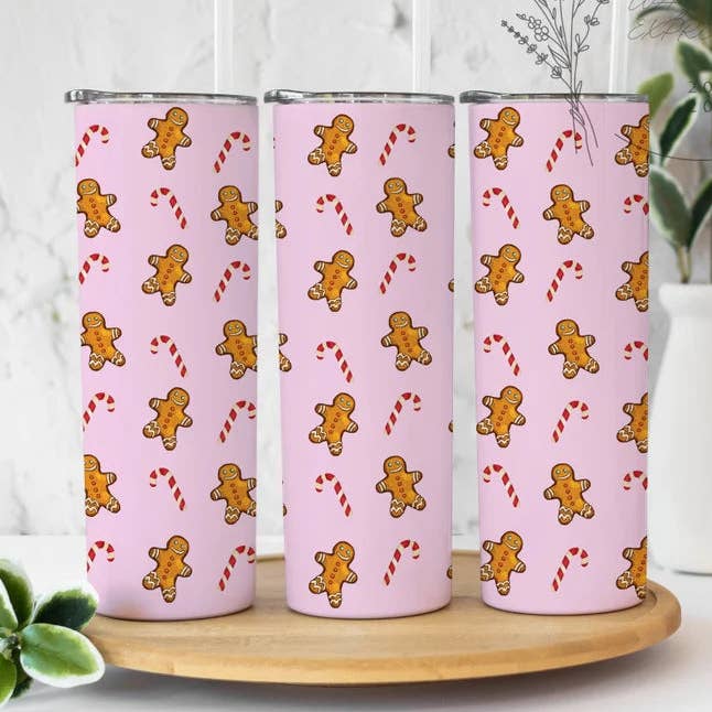 Gingerbread og Candy Cane | Tumbler for engroshandel hos Designs by Robyn