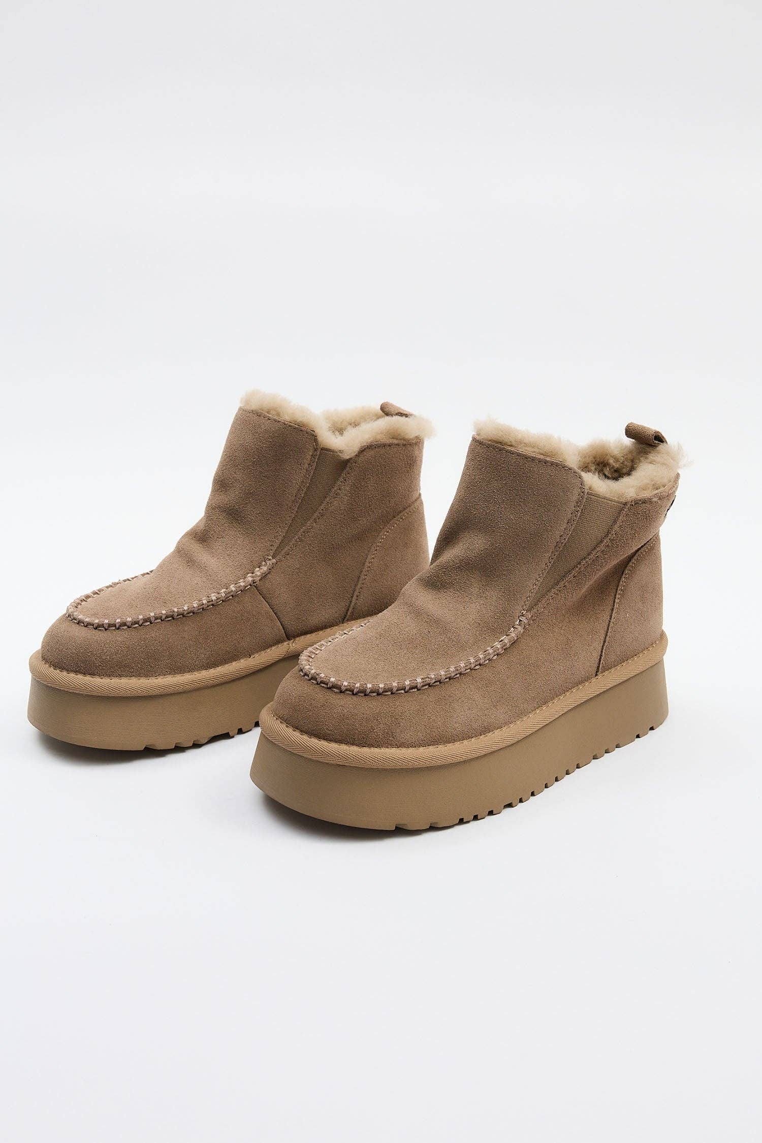 LONZA SHOES - Wholesale Booties - Women's - Aurenne Beige1