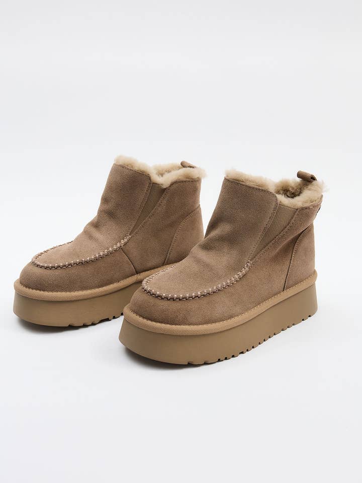 LONZA SHOES - Wholesale Booties - Women's - Aurenne Beige1