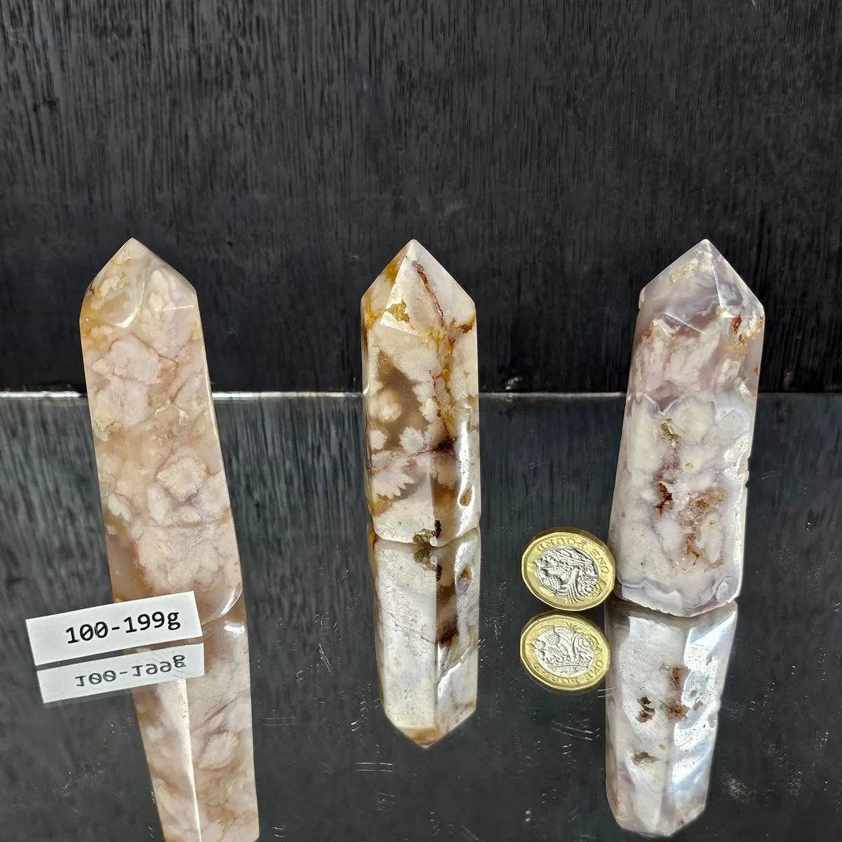 Distinction Crystals - Wholesale Spiritual Stone/Crystal - Flower Agate Crystal Towers2