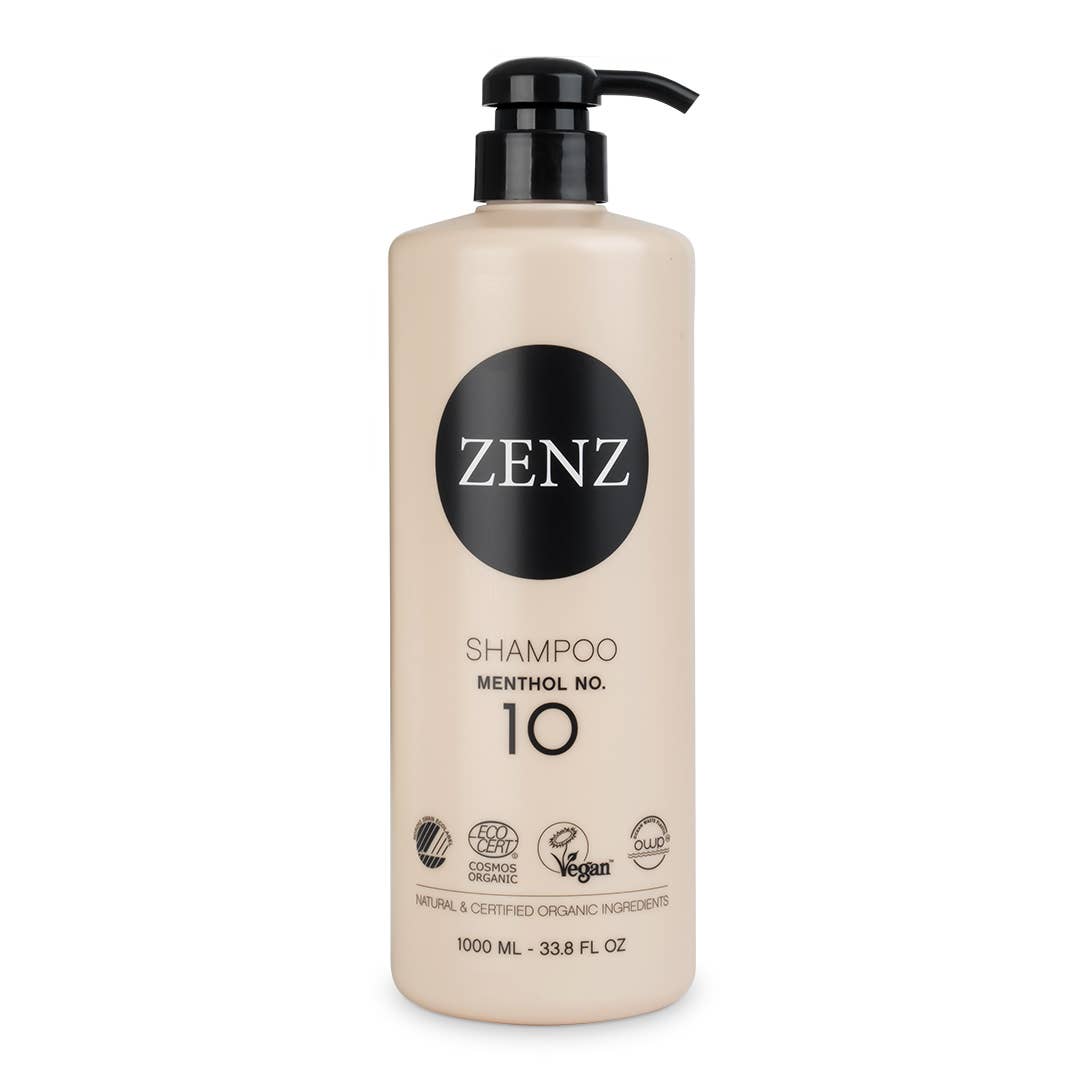 ZENZ Organic Products - Vendita all'ingrosso Shampoo - Shampoo Organico Mentolo n. 10 - Disponibile in 4 formati1