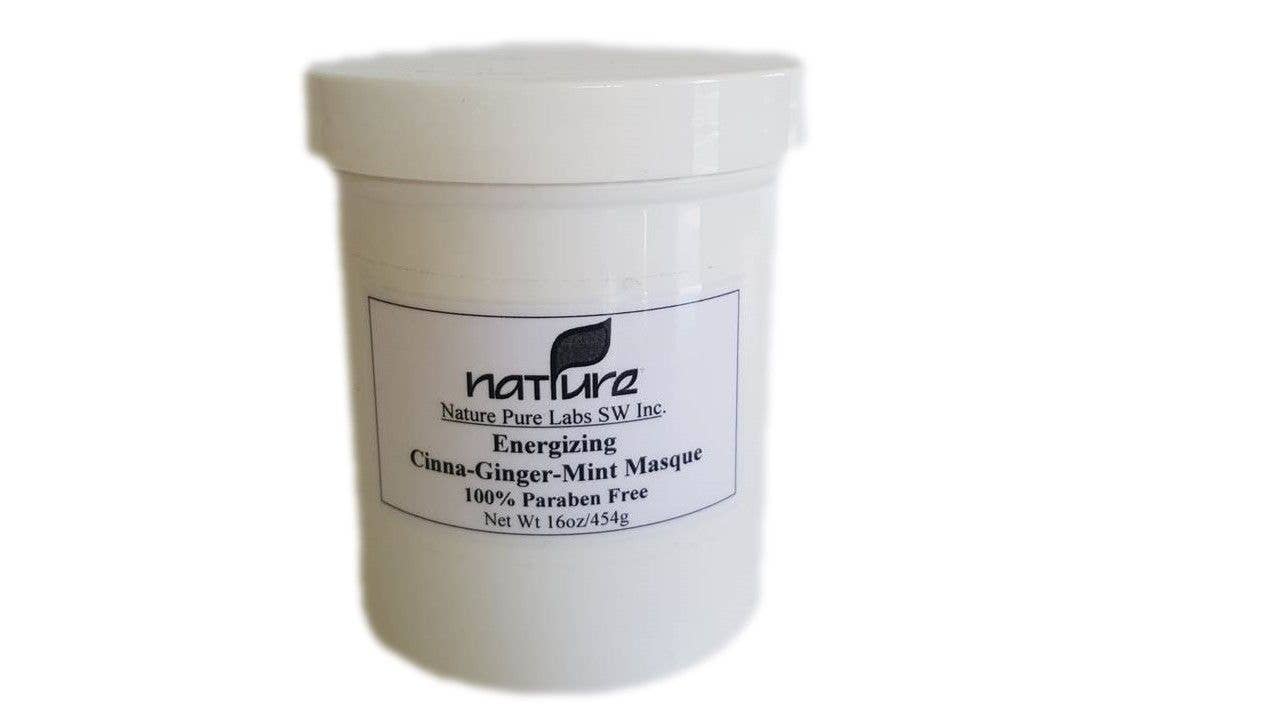 NATPURE Clinical Skin Care - Wholesale Skincare Face Mask - Professional Energizing Cinna-Ginger-Mint Masque Backbar 1.04
