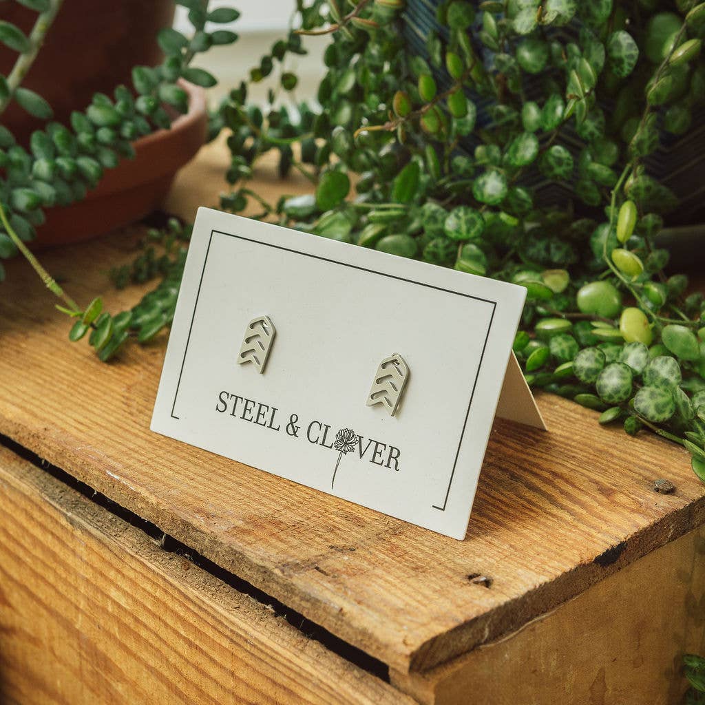 Steel & Clover - Wholesale Stud/Post Earrings - Arrow Stud Earrings1