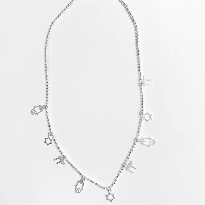 Stitch and Stone - Wholesale Pendant/Charm Necklace - Mini Jewish Symbol Necklace in Sterling