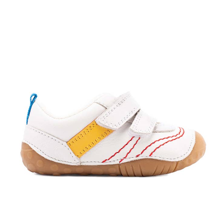 Chaussures pour bébé Start-Rite Little Smile en cuir - Blanc pour la vente par Start-Rite