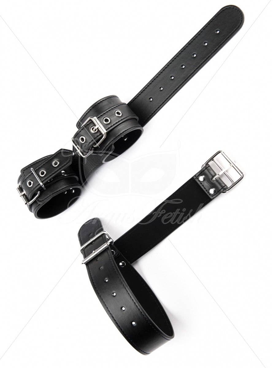 Kinky Pleasure - Wholesale Sex Toy - Argus Luxury Bondage Collar and Handcuffs - Bondage Binding Set - AF 0010351