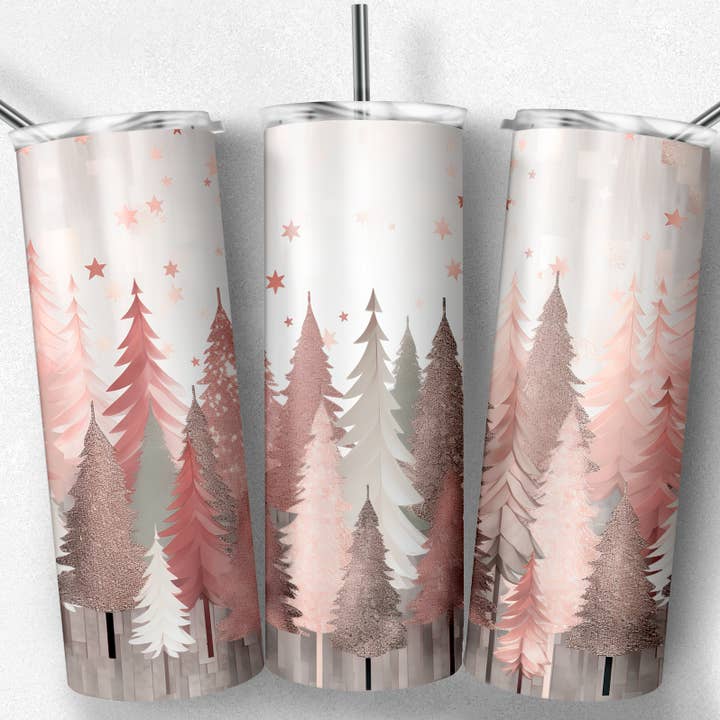 So Peachy Designs - Wholesale Insulated Mug/Tumbler - Christmas Tumbler, Christmas Tree Tumbler, Winter Tumbler (Copy)0