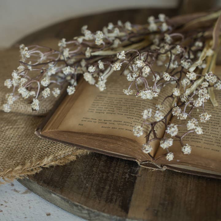 Ragon House - Wholesale Artificial Flowers - 24" CREAM BABY'S BREATH BUSH