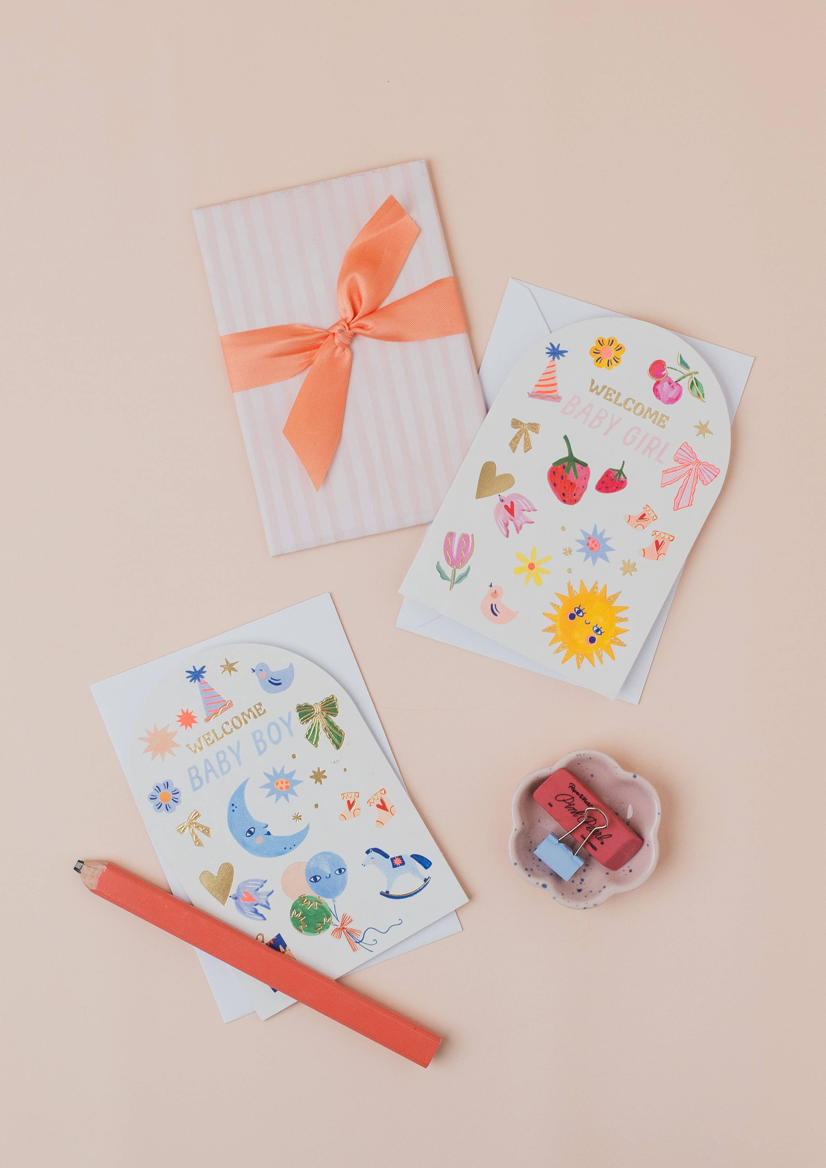 Hotchpotch - Wholesale Birthday Card - Pablo Baby Girl Icons1