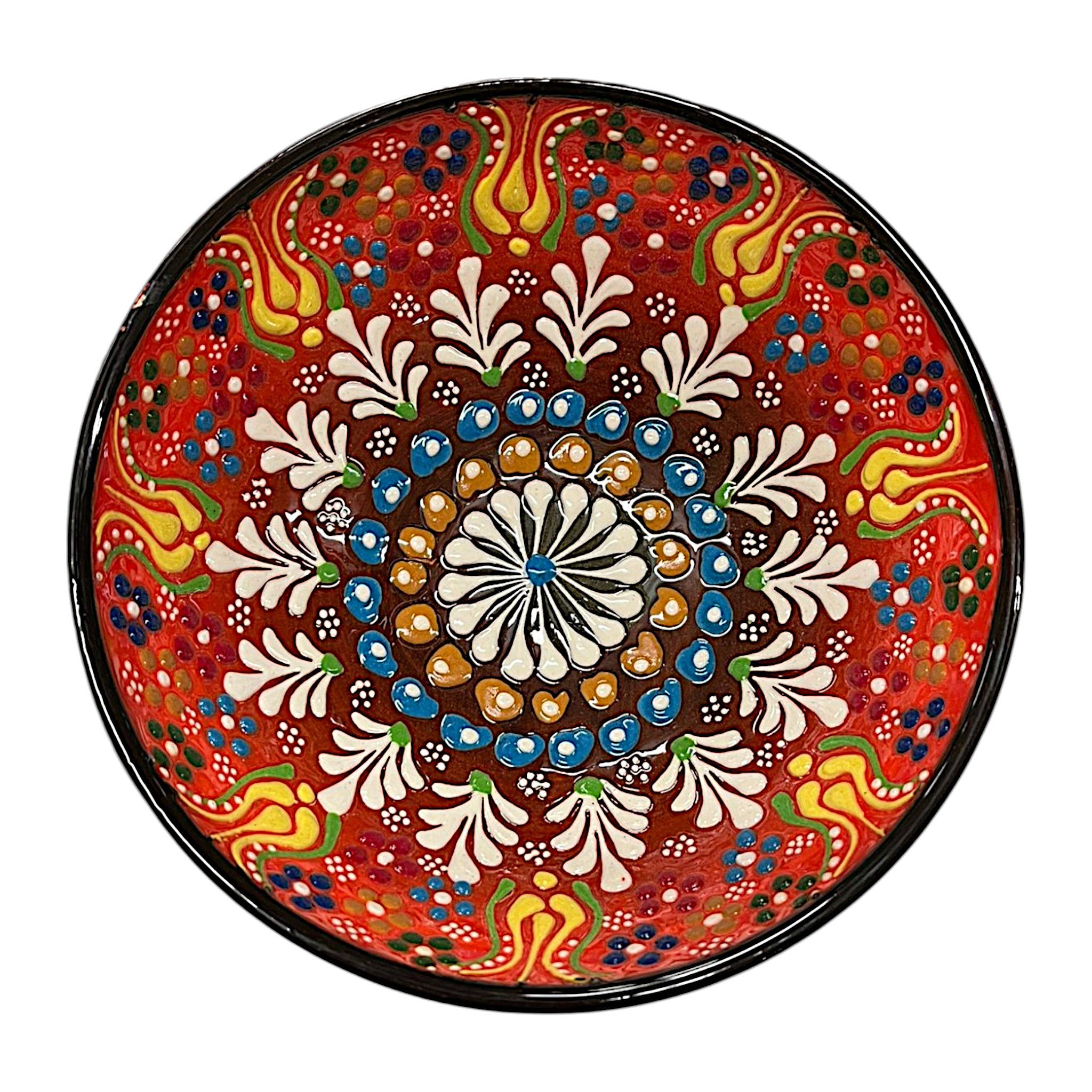 Import Corner - Wholesale Bowl - 39610: 10" ROUND CERAMIC EMBOSSED BOWL2