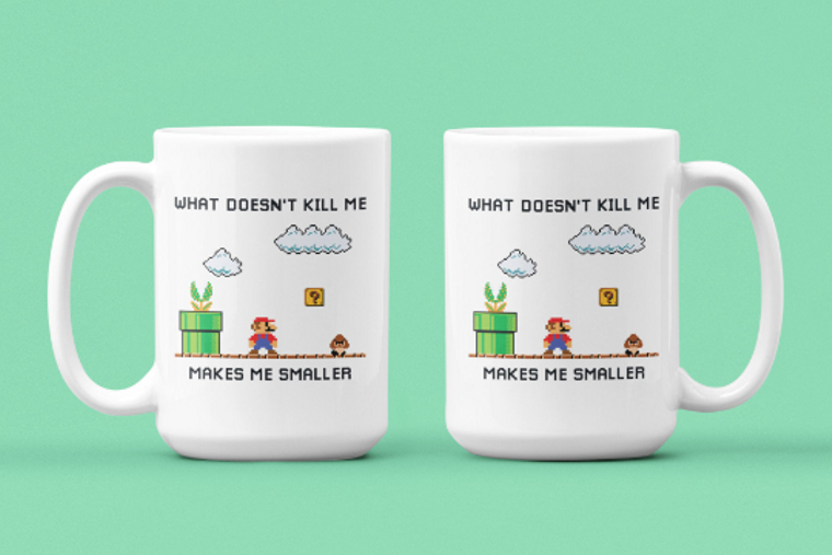 Ink Pop - Wholesale Coffee Mug - What Doesn't Kill Me Makes Me Smaller1