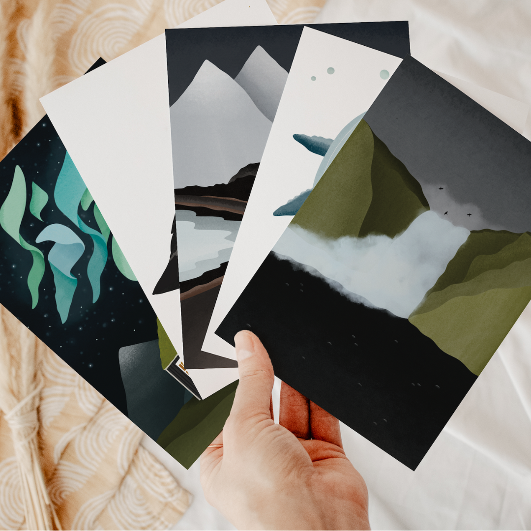 Tilda&Theo - Wholesale Postcard Set - Iceland postcard set - Scandinavia Iceland Greeting Card1