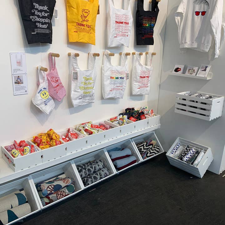 OPEN EDITIONS - Wholesale Grocery/Shopping Bag - Thank You Tote // Rose on Pink // Lauren DiCioccio12