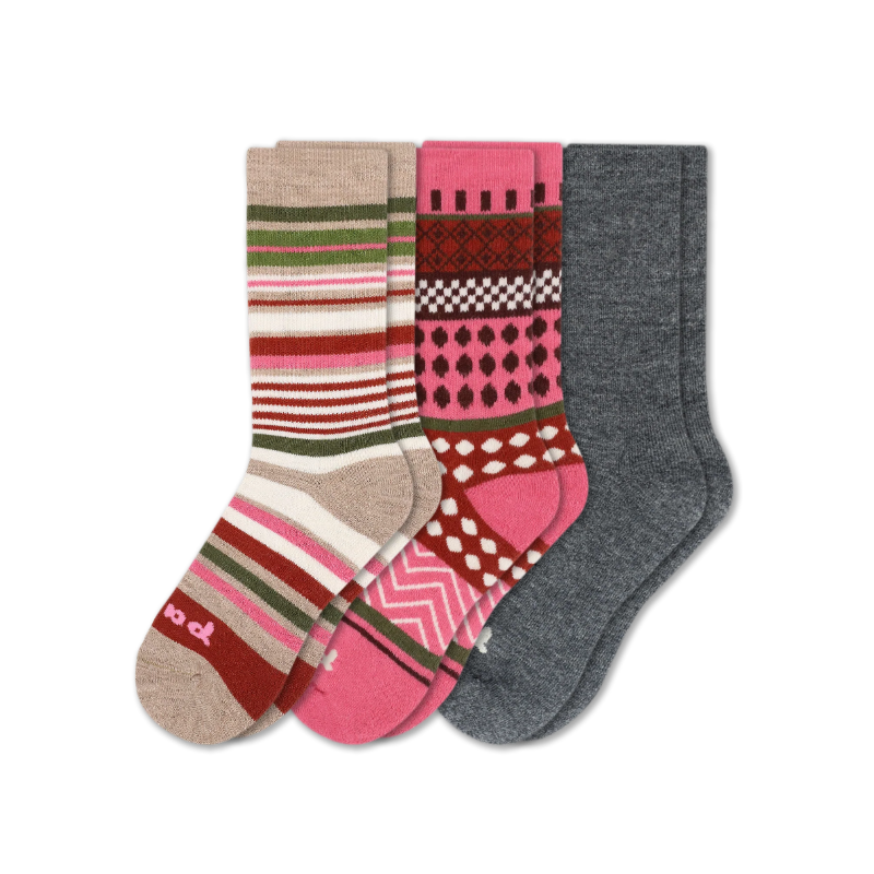 Pacas - Wholesale Socks - Women's - 3 Pack - Women's Crew Pacas Socks43