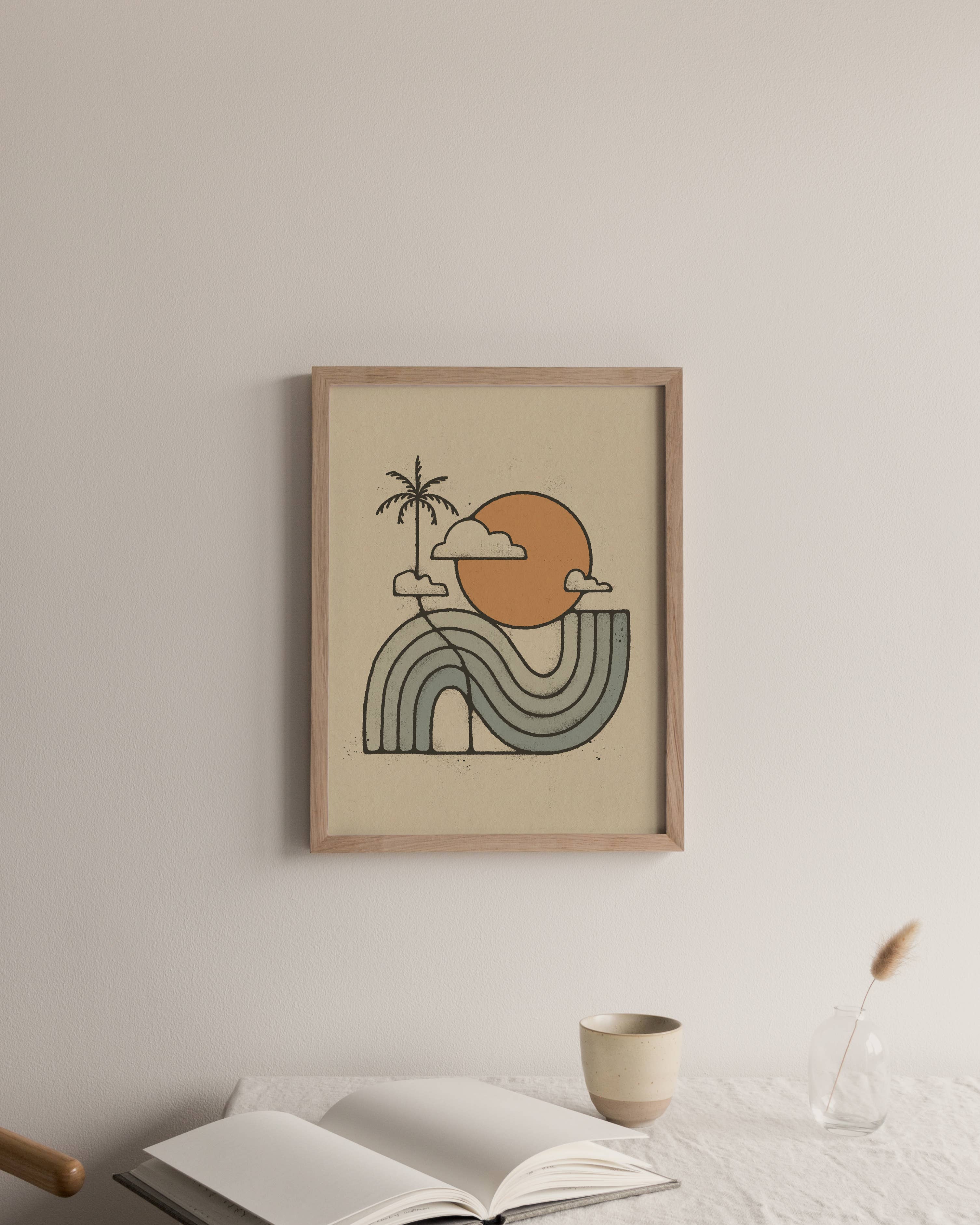 Amber Morgan - Wholesale Art Print - Ocean Days 8x10 Art Print 1