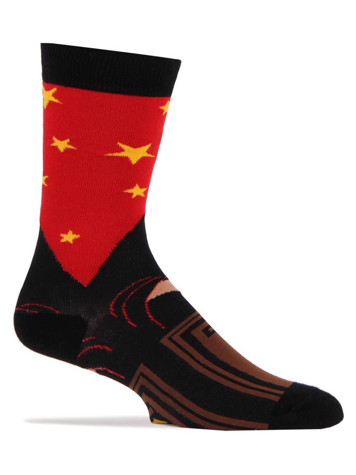 Oooh Yeah/Sock It Up/Oooh Geez Slippers - Wholesale Socks - Men's - Make A Wish Zoltar | Men's Cotton Crew Funny Socks3