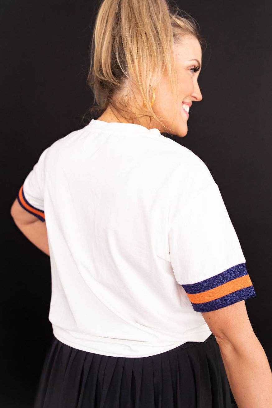 Brianna Cannon - Wholesale Screen Printed T-Shirt - Women's - Auburn Sparkle Logo T-Shirt6