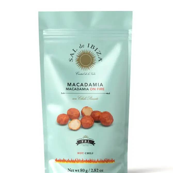 SAL de IBIZA "Macadamia Het Chili" 80 g för wholesale av Made in Spain Gourmet
