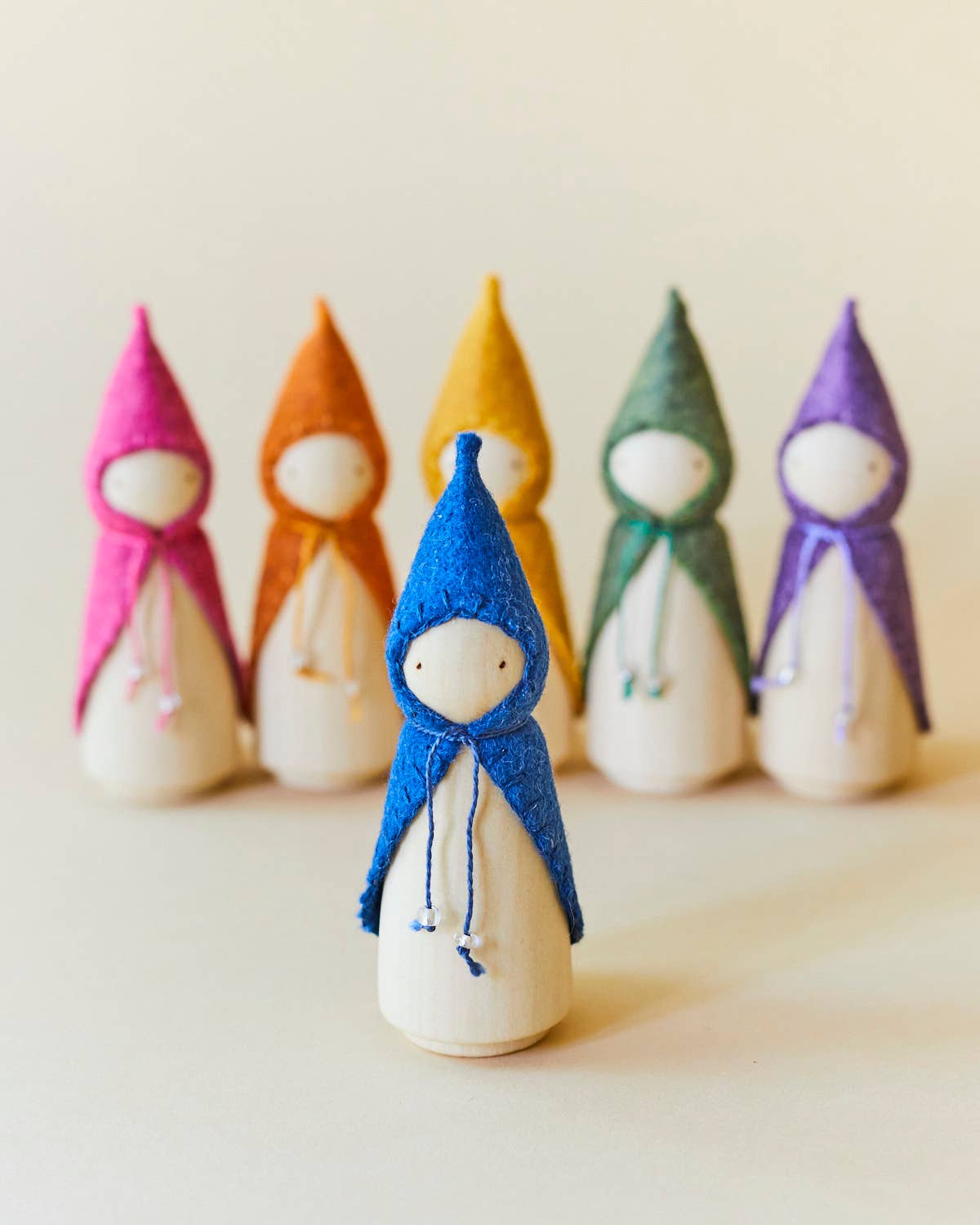 Wonderheart - Wholesale Wood Toy - Kids - Blue Wooden Gnome3