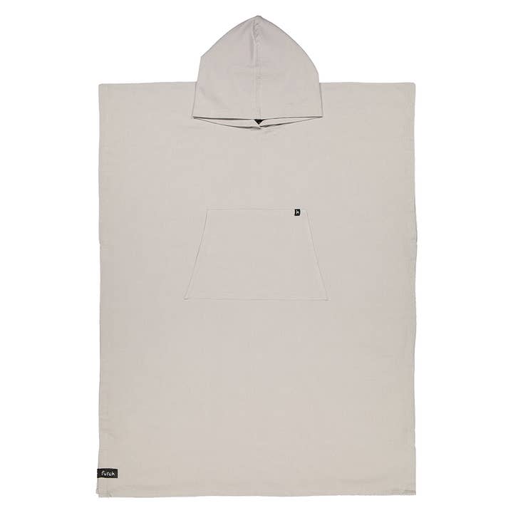 Ericeira Opal Grey Poncho für Erwachsene für den Großhandel von Futah