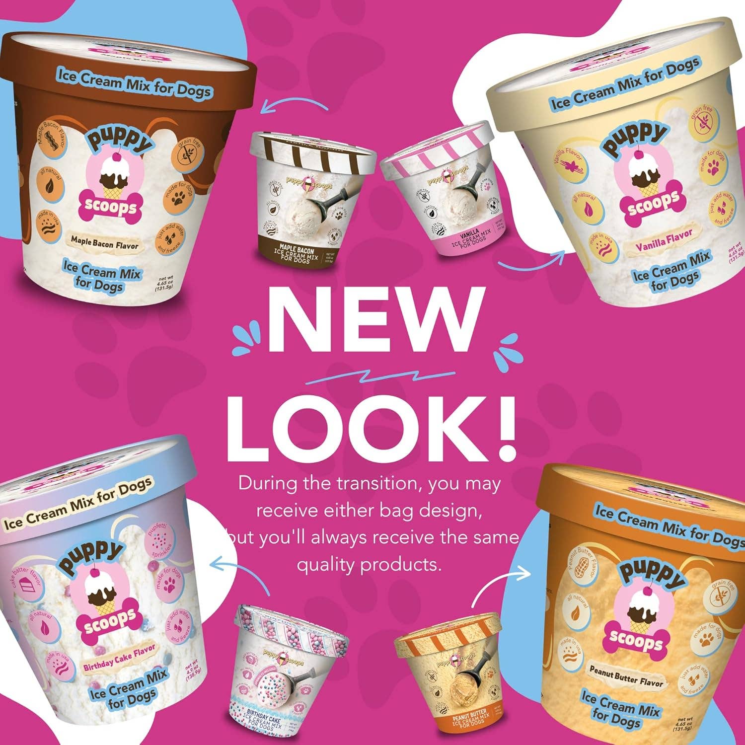 Puppy Cake LLC - Wholesale Pet Treats - Dog - Puppy Scoops Ice Cream Mix for Dogs18