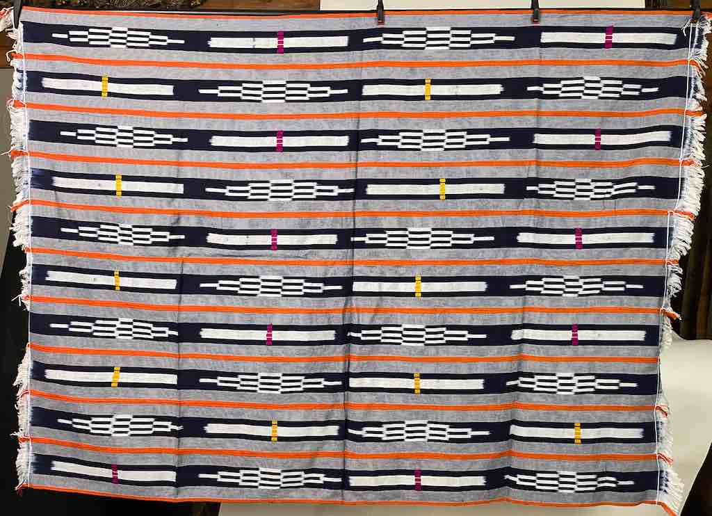 The Niger Bend - Wholesale Tapestry/Textiel - Baule Afrikaanse stoffen textiel „wikkel” | 62 x 46"0