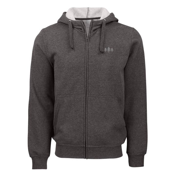 TriPine Full-Zip Fleece Hoodie for wholesale by TriPine