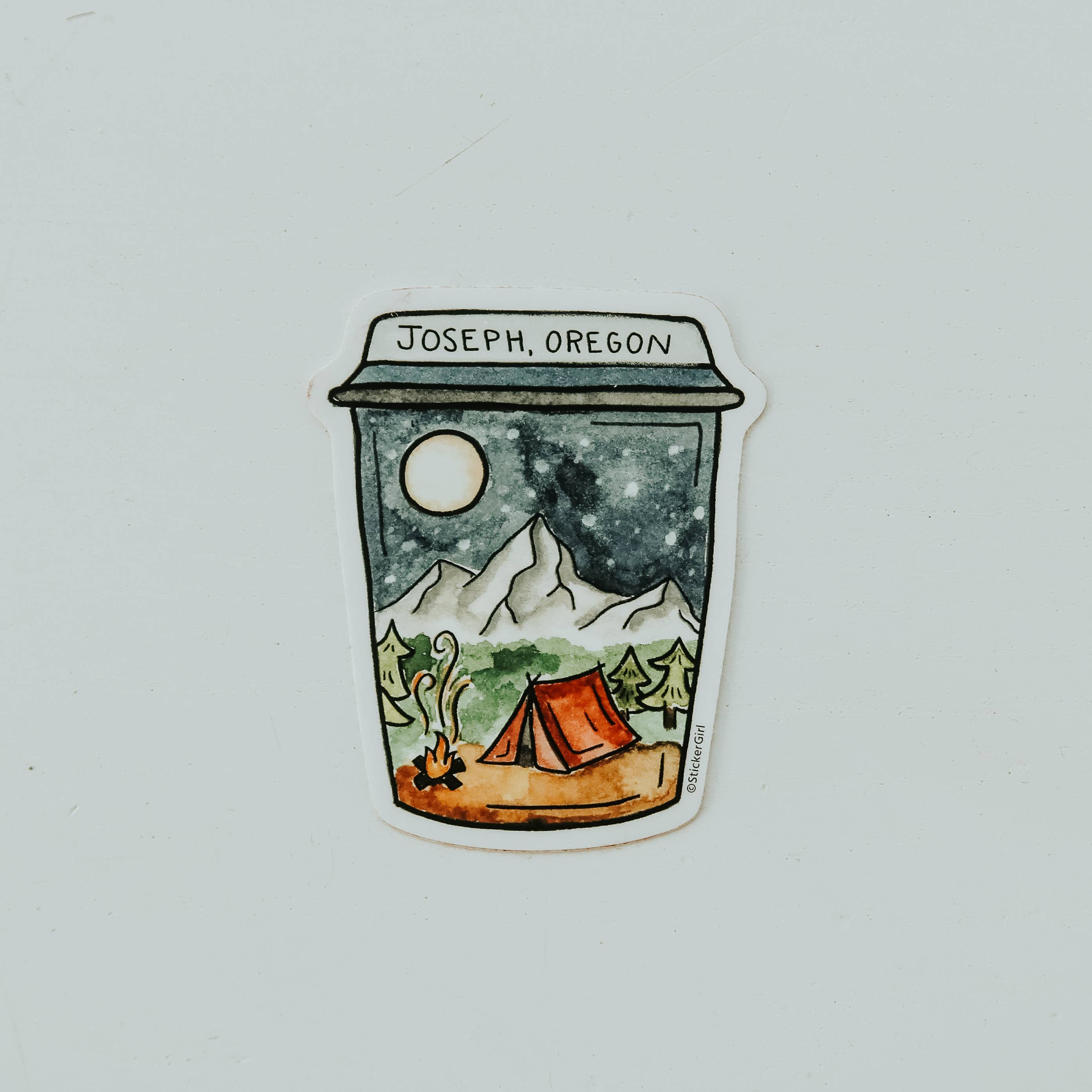 Sticker Girl - Vente Autocollant - Autocollant en vinyle pour tasse à café personnalisable1