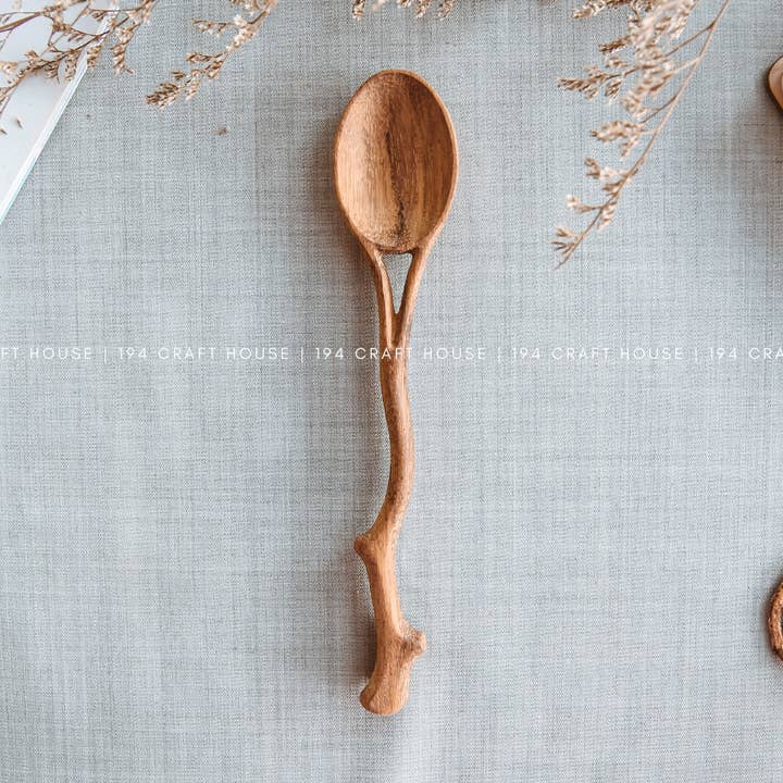 Branch Tree houten lepel - keukengerei voor wholesale door 194 Craft House
