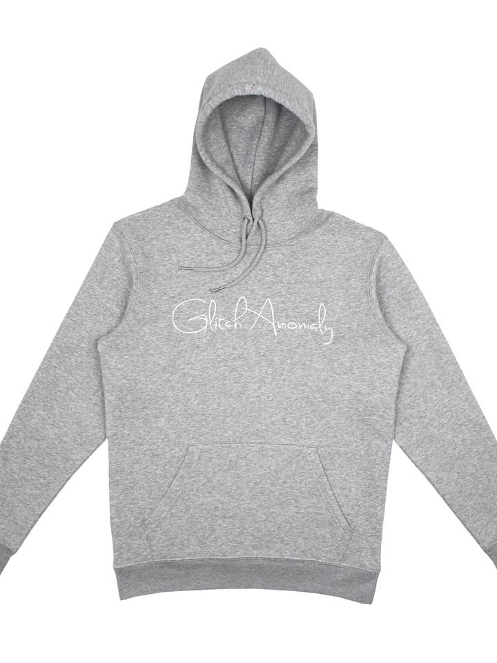 Glitch Anomaly - Venta al por mayor Sudadera con capucha - Hombre - Sudadera con capucha Signature gris jaspeado2